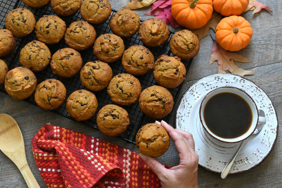 Allergy-friendly Pumpkin Chocolate Chip Muffins
