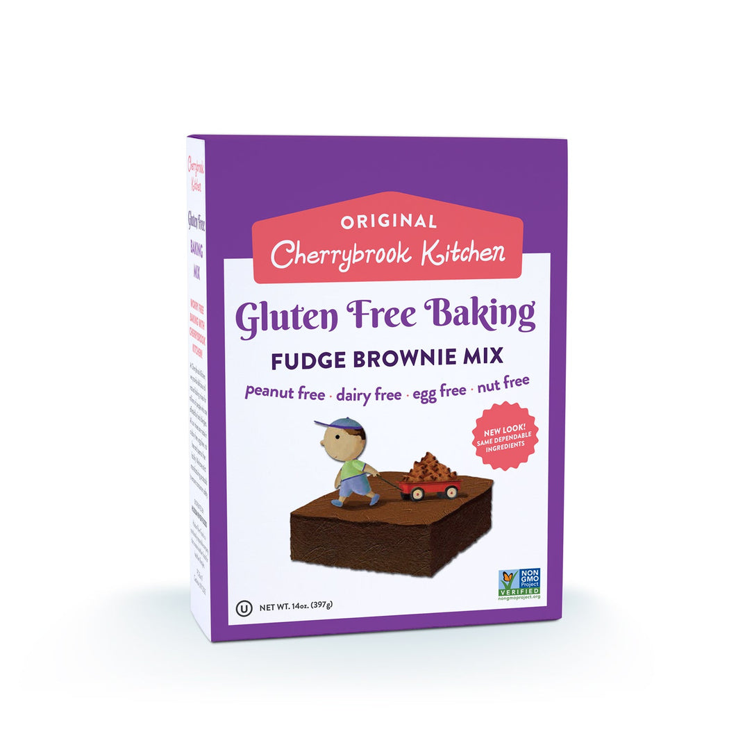 Gluten Free Fudge Brownie Mix (6 box case) - Hudson River Foods
