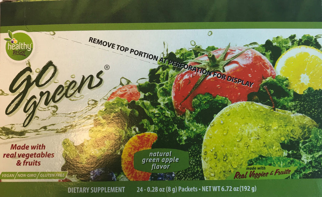 Go Greens Original Superfood Single Serving 24 Pack - Hudson River Foods
